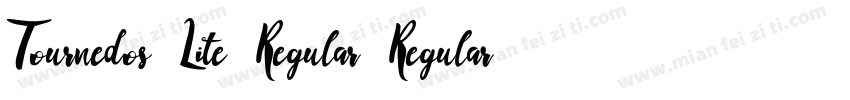 Tournedos Lite Regular Regular字体转换